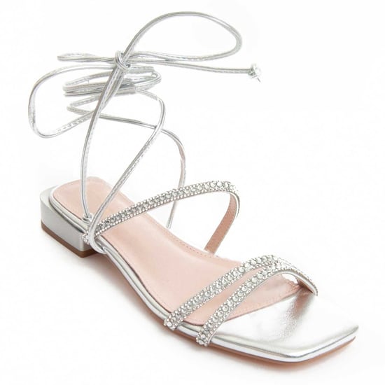 Montevita Flache Sandale Sandsum in Silber - Image 3
