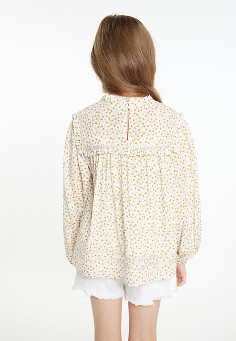 Dreimaster Bluse Mädchen (Kids) senf - Image 4