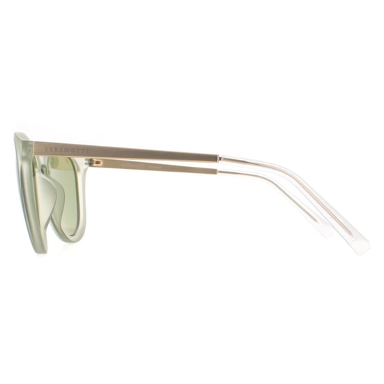 Serengeti Round Unisex Crystal Green Saturn Polarized Green 555nm Brawley