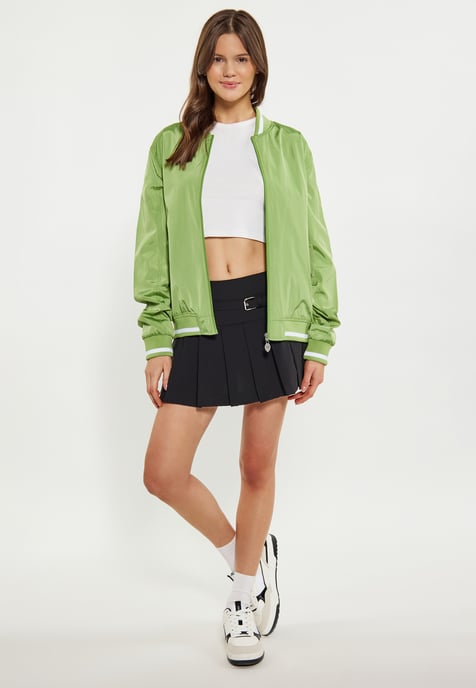 Mymo Collegejacke Damen hellgrün - Image 2