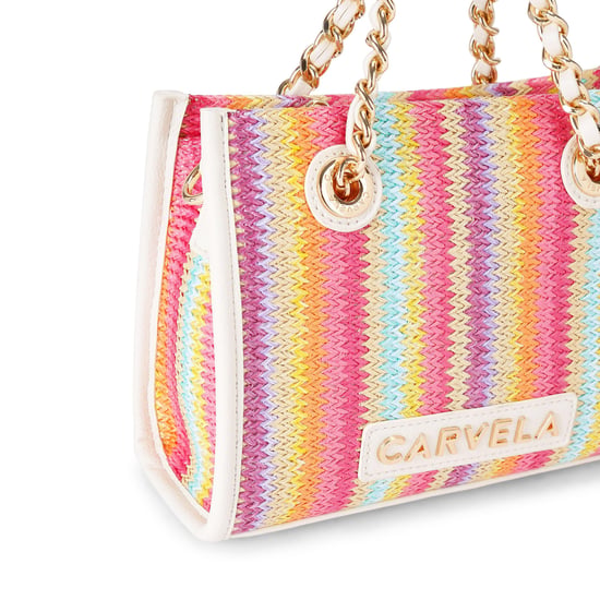 Carvela  Leila Raffia Mini Tote Bag