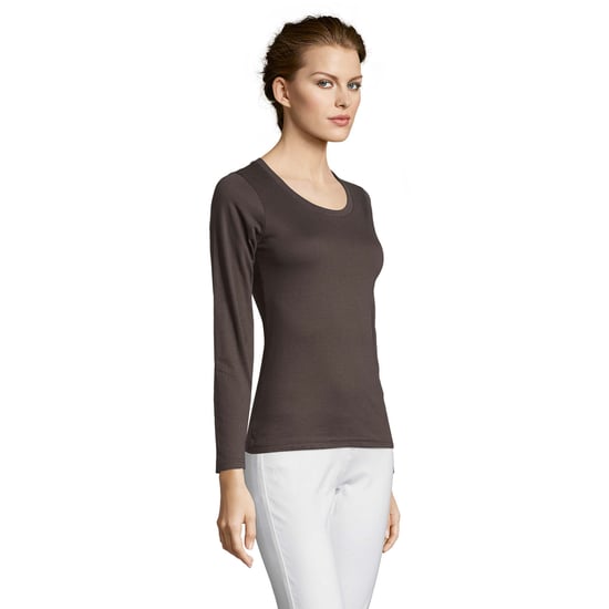 SOLS Majestic Damen Longsleeve / T-Shirt, Langarm (Dunkelgrau) - Image 6