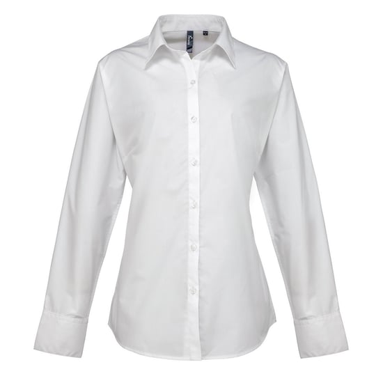 Premier - "Supreme" Formelles Hemd für Damen Langärmlig (Weiß) - Image 1