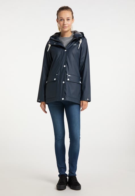 ICEBOUND Serie urban rain Regenjacke Damen Marine - Image 4
