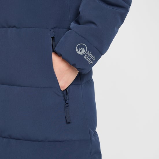 North Ridge Women's Long Line Roaming Water Repellent & Insulated Jacket with Hood