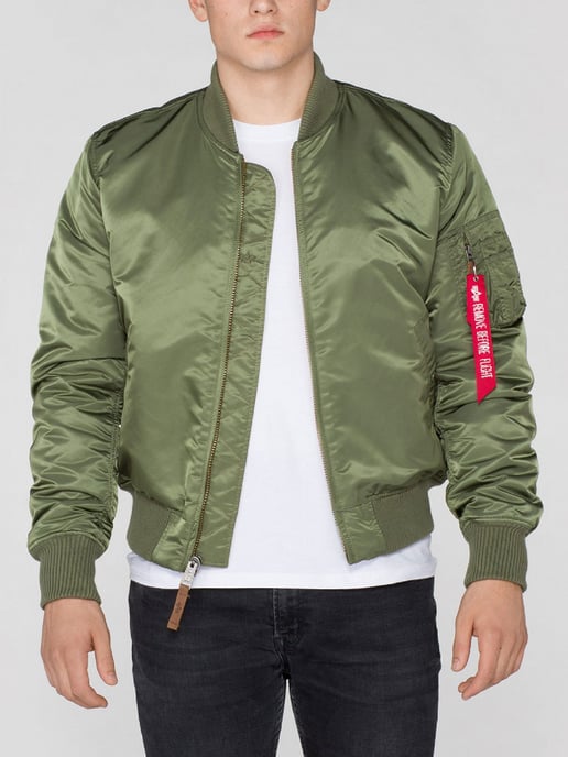 Alpha Industries MA1 VF 59 Bomber Jacket Green - Image 1