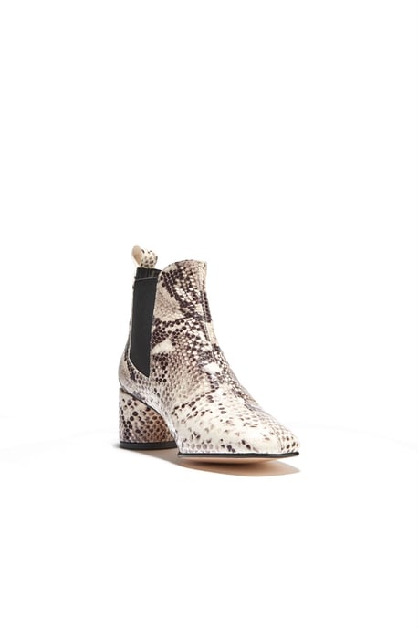 Antwerp Snake Leather Chelsea Boot