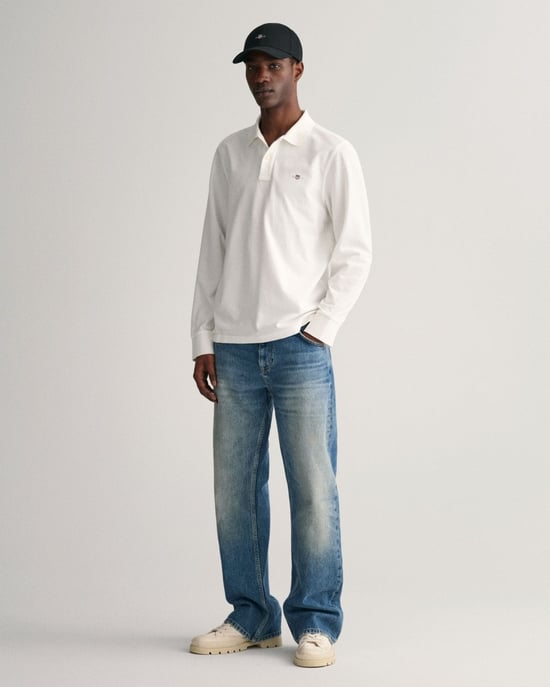 Gant Regular Shield Longsleeve Pique Rugger Poloshirt - Image 4
