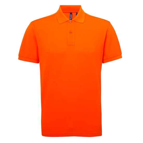 Asquith & Fox Herren Kurzarm Performance Blend Polo Shirt (Orange) - Image 1