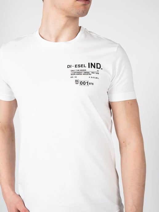 Diesel T-Shirt T-Diegos Herren weiß - Image 5
