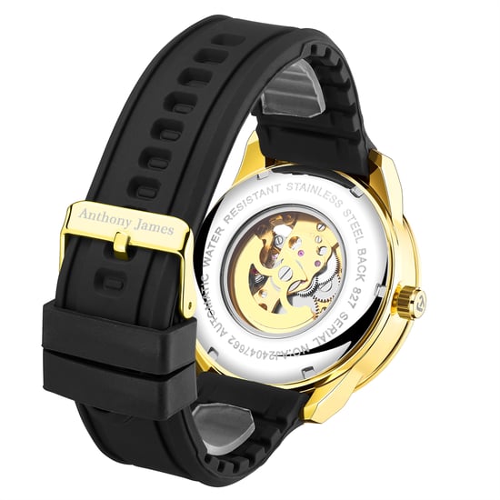 Hand Assembled Anthony James Limited Edition Expedite Automatic Gold