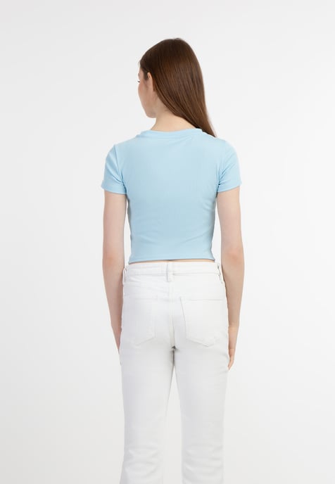 Mymo T-Shirt Damen hellblau - Image 4