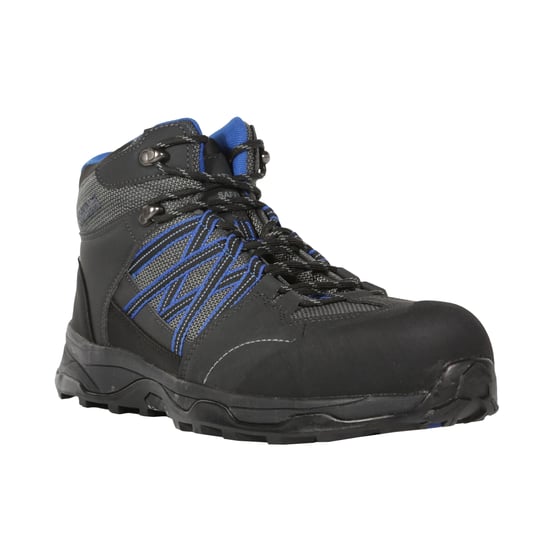 Regatta Mens Claystone Safety Boots (Briar Grey/Oxford Blue)