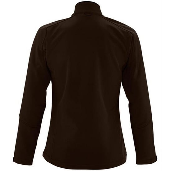 SOLS Womens/Ladies Roxy Soft Shell Jacket (atmungsaktiv, winddicht und wasserabweisend) (Dark Chocolate) - Image 3