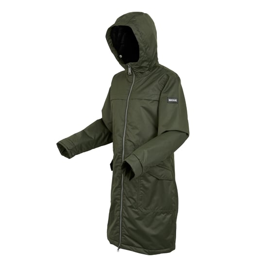 Regatta - "Romine II" Jacke, wasserfest für Damen (Dunkel-Khaki/Schwarz) - Image 3