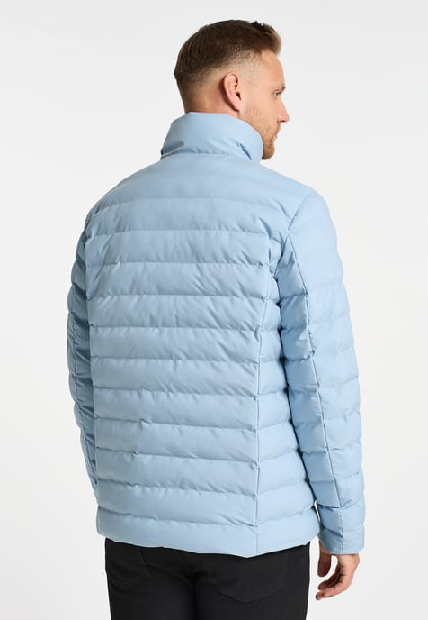 Mo Wattierte Winterjacke Herren Hellblau - Image 3