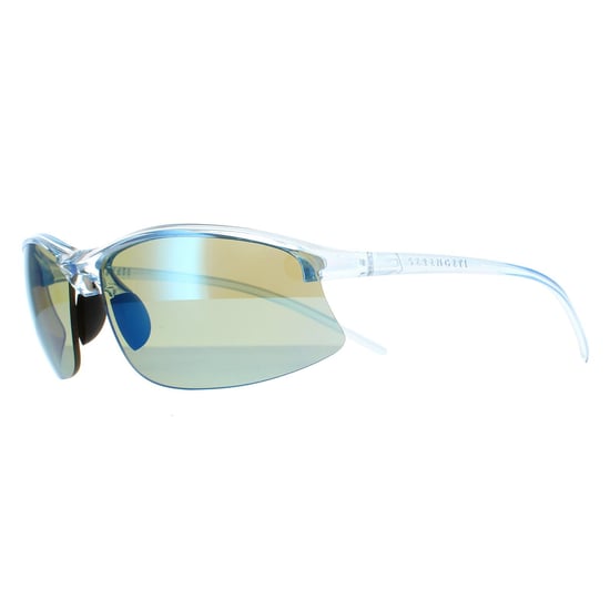 Serengeti SemiRimless Unisex Shiny Crystal Ice Blue Saturn Polarized 555nm Blue  Winslow