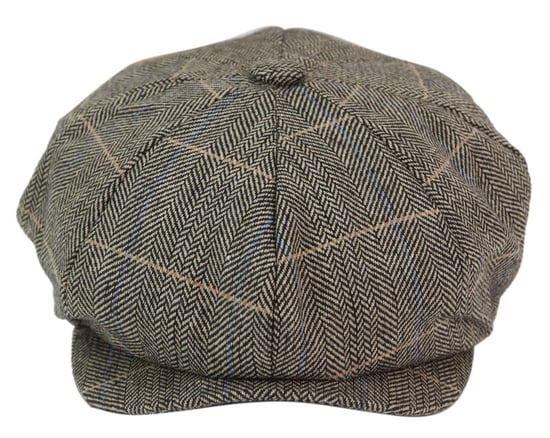 Mens Peaky Blinders Herringbone Hat