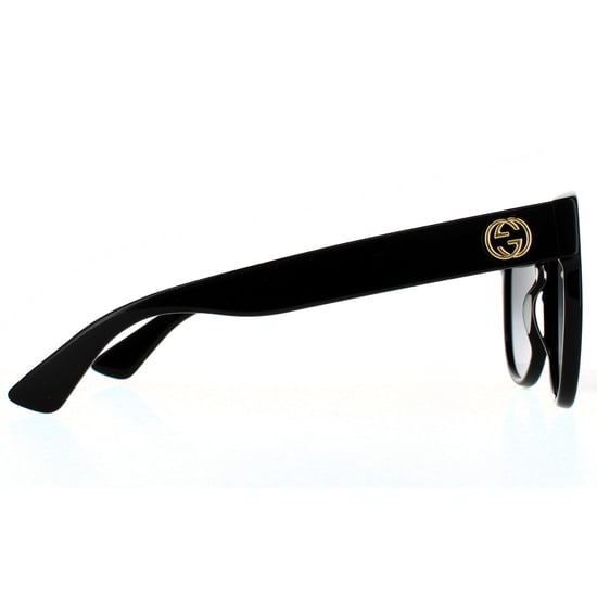 Gucci Cat Eye Womens Black Grey Gradient Sunglasses