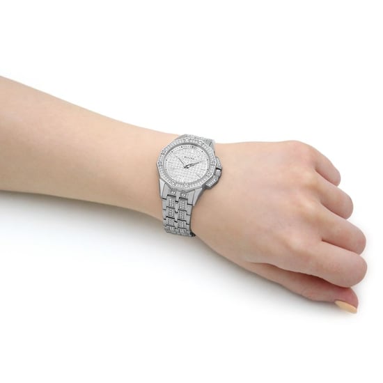 Bulova Octava Silber Damen Armbanduhr 96L305 - Image 4