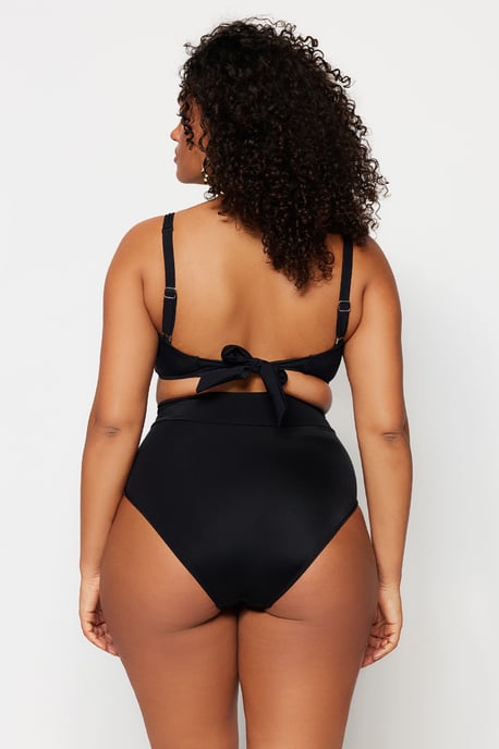 Trendyol Femmes Taille haute Bas de bikini grande taille - Image 5