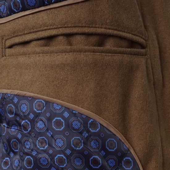 Harry Brown Camel Wool Blend Overcoat