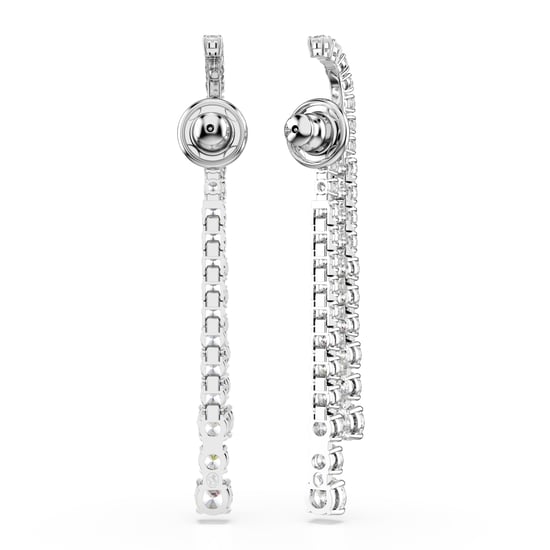 Swarovski 'Matrix Tennis' Damenausschnitt-Ohrringe aus Basis-Metall - Silber 5709257 - Image 4