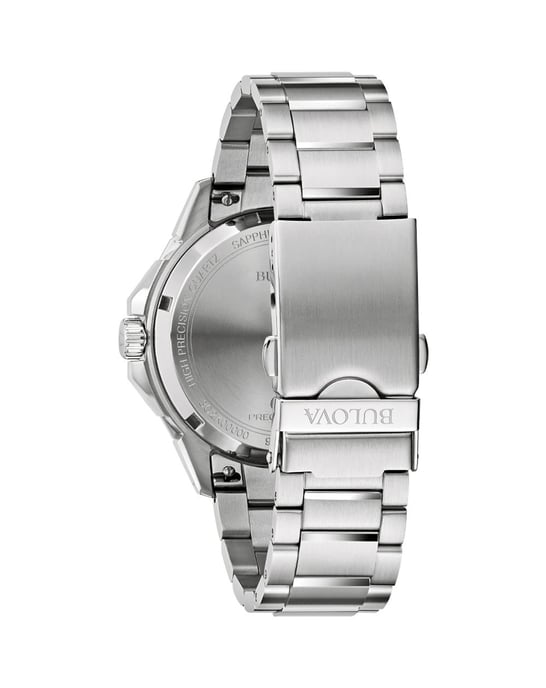 Bulova Marine Star C Series Hpq Precisionist Herren Silberuhr 96B434 - Image 2