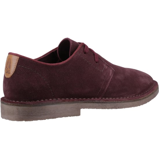 Hush Puppies Scout Wildleder Herren Schnürschuhe Bordeaux - Image 2