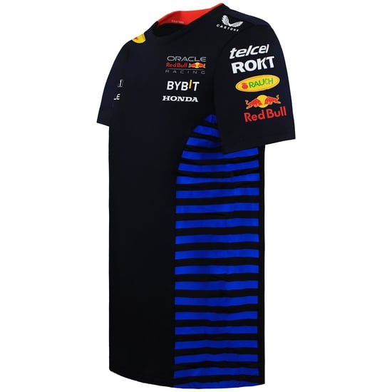 Red Bull Racing Offizielles Teamline Set Up Herren Navy T-Shirt - Image 3