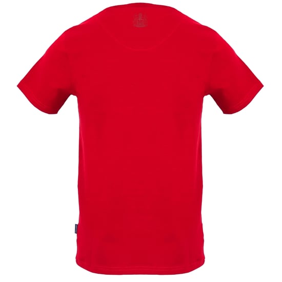 Aquascutum Shoulder Brand Logo Red T-Shirt
