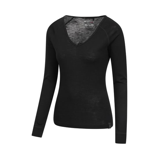 Mountain Warehouse - Oberteil V-Ausschnitt für Damen (Schwarz) - Image 2