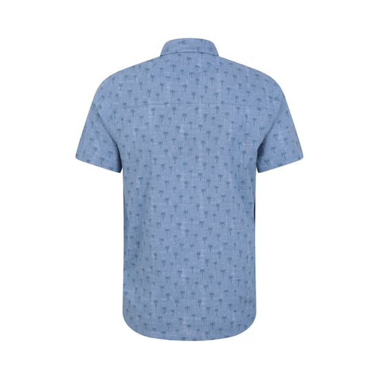 Mountain Warehouse Mens Preston Illustration Palm Tree Shirt (Blue)