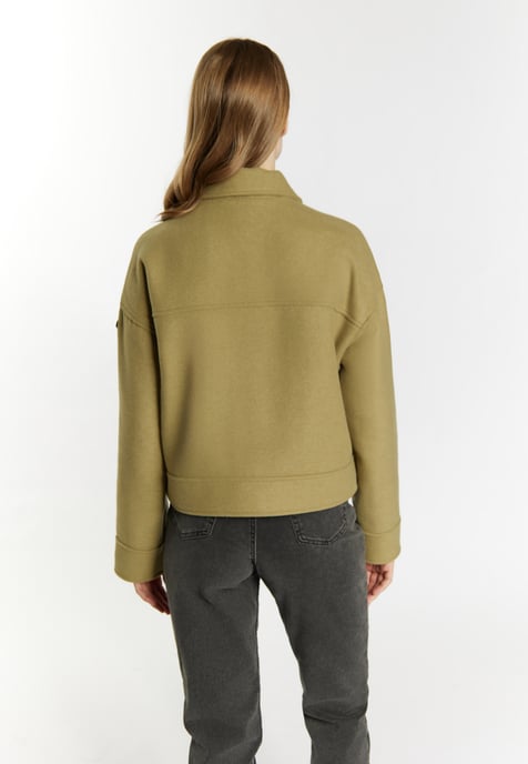 Dreimaster Übergangsjacke aus Wollgemisch Damen halloliv - Image 4