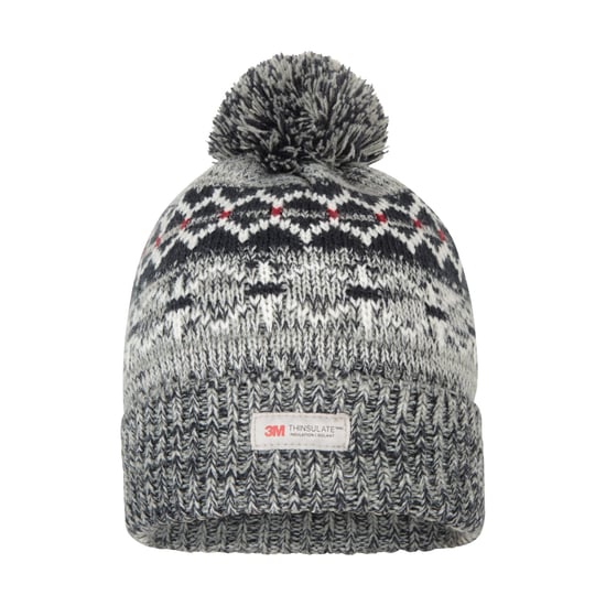 Mountain Warehouse Herren Fair Isle Thinsulate Mütze (Marineblau) - Image 1