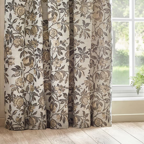 Wylder Pomegranate Pencil Pleat Curtains