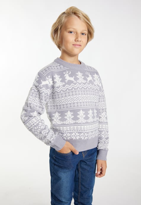 Mo Zur Seite fahren Jungen (Kinder) grau weiss - Image 3