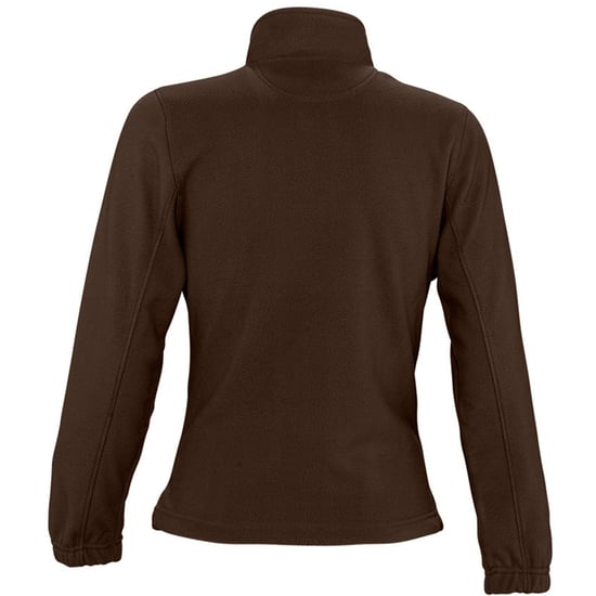 SOLS Womens/Ladies North Full Zip Fleece Jacke (Dark Chocolate) - Image 2