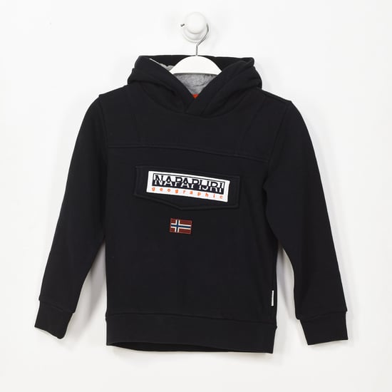 GA4EQ7 Langärmeliger Kapuzenpullover für Jungen - Image 1