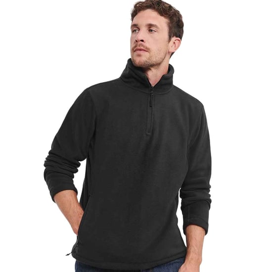 Russell - Fleece-Oberteil Reißverschluss für Herren - Für Außen (Schwarz) - Image 4