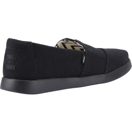 TOMS Alpargata Plus Damen Jute Espadrilles in Schwarz/Schwarz - Image 2