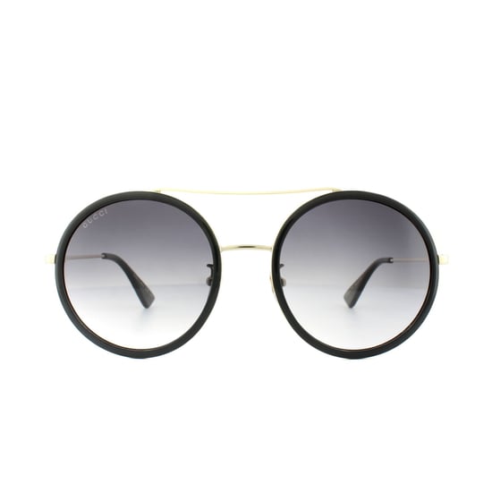 Gucci Sonnenbrille GG0061S 001 Schwarz Gold Grau Gradient - Image 1