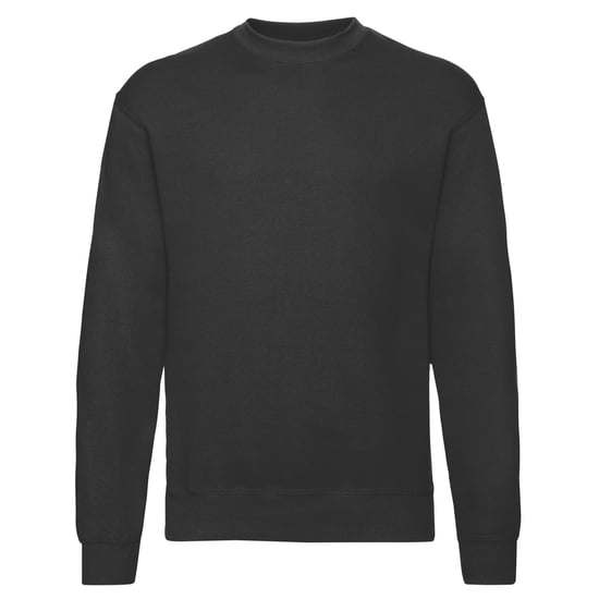 Fruit Of The Loom Herren Klassik Drop Schulter Sweatshirt (Schwarz) - Image 1