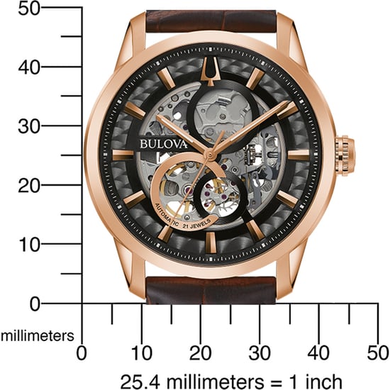 Bulova Sutton Herrenarmbanduhr braun 97A169 - Image 3