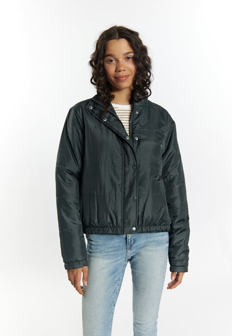 Mymo Leicht wattierte Blousonjacke Damen Holzkohle - Image 3