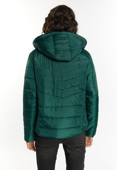 Mymo Leicht wattierte Jacke Damen dunkelgrün - Image 4