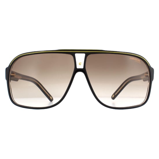 Carrera Aviator Mens Schwarz Braun Gradient Sonnenbrille - Image 1