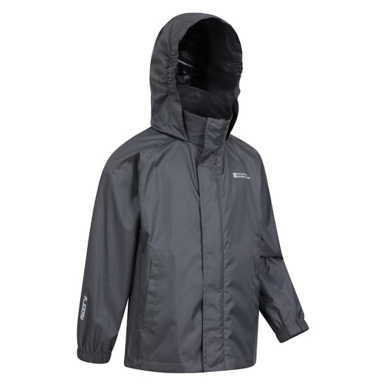 Mountain Warehouse - Veste imperméable PAKKA - Enfant (Gris) - Image 3