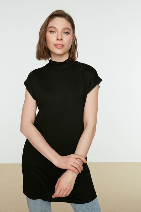 Trendyol Damen Schlichte Gerade Tunika - Image 2