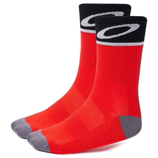 Oakley Hydrolix Mens Cycling Red Black Socks 93285 465